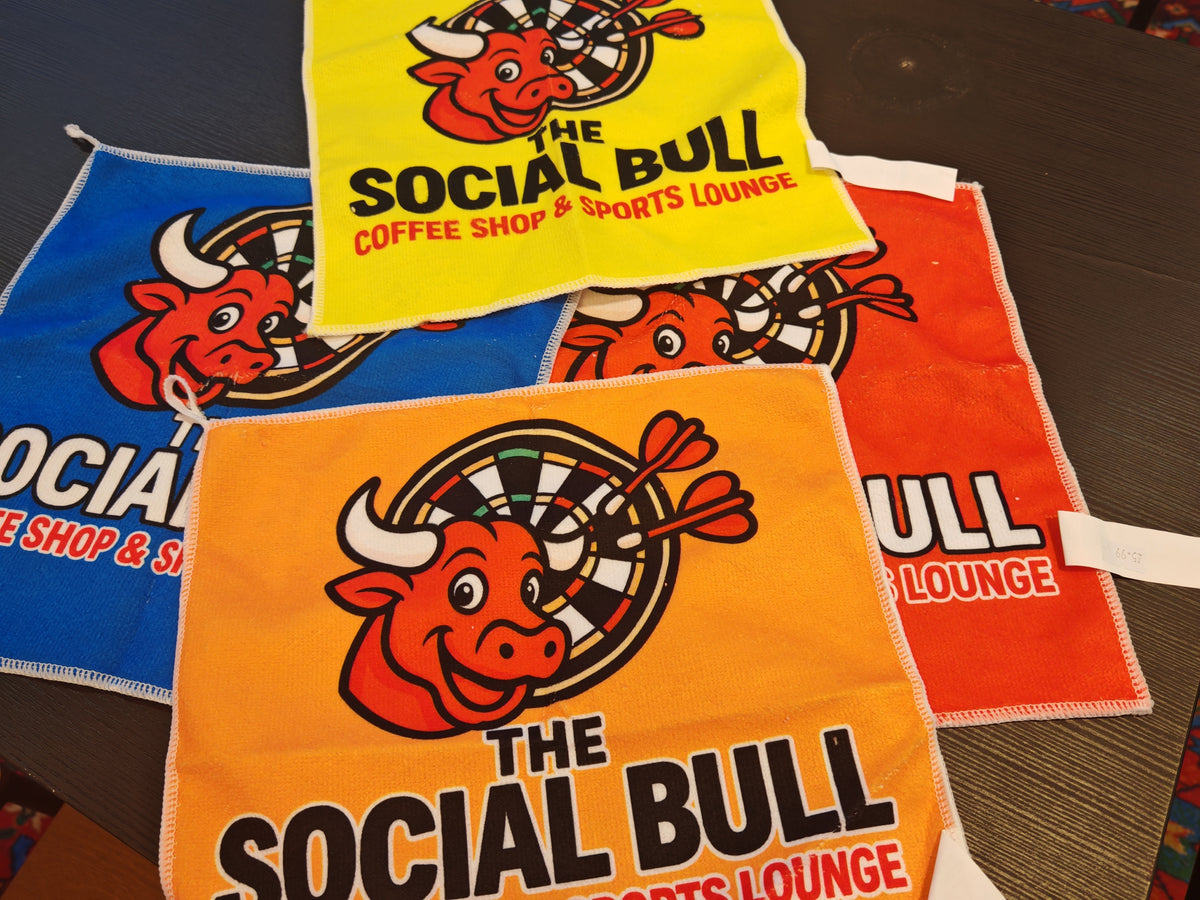 The Social Bull Darts & Golf Towel