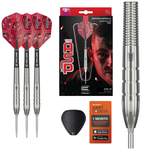 Target Aspinall Gen1 Darts 26g - The Social Bull