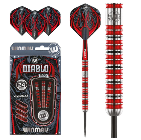 Winmau Diablo Straight 22g - The Social Bull