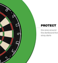 Designa Dartboard Surround green - The Social Bull