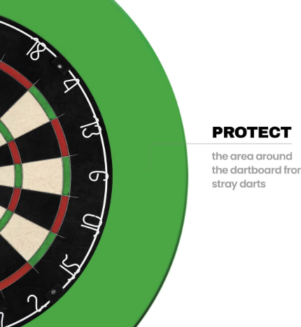 Designa Dartboard Surround green - The Social Bull