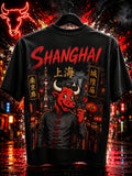 Social Bull Cotton T-Shirt - Shanghai - Child Size 14 £18 - The Social Bull