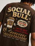 Social Bull Cotton T-Shirt - Coffee Cup - Children £18 | Adults £22 - The Social Bull